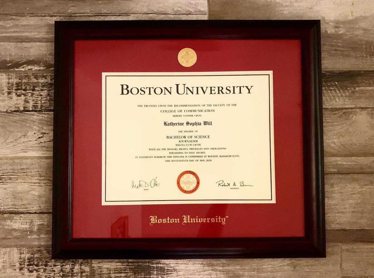 Boston University Diploma