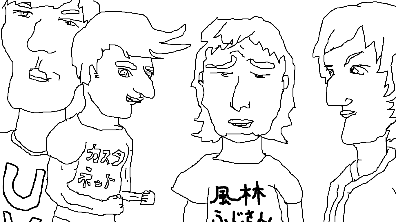 Spoon 四天王 イラスト