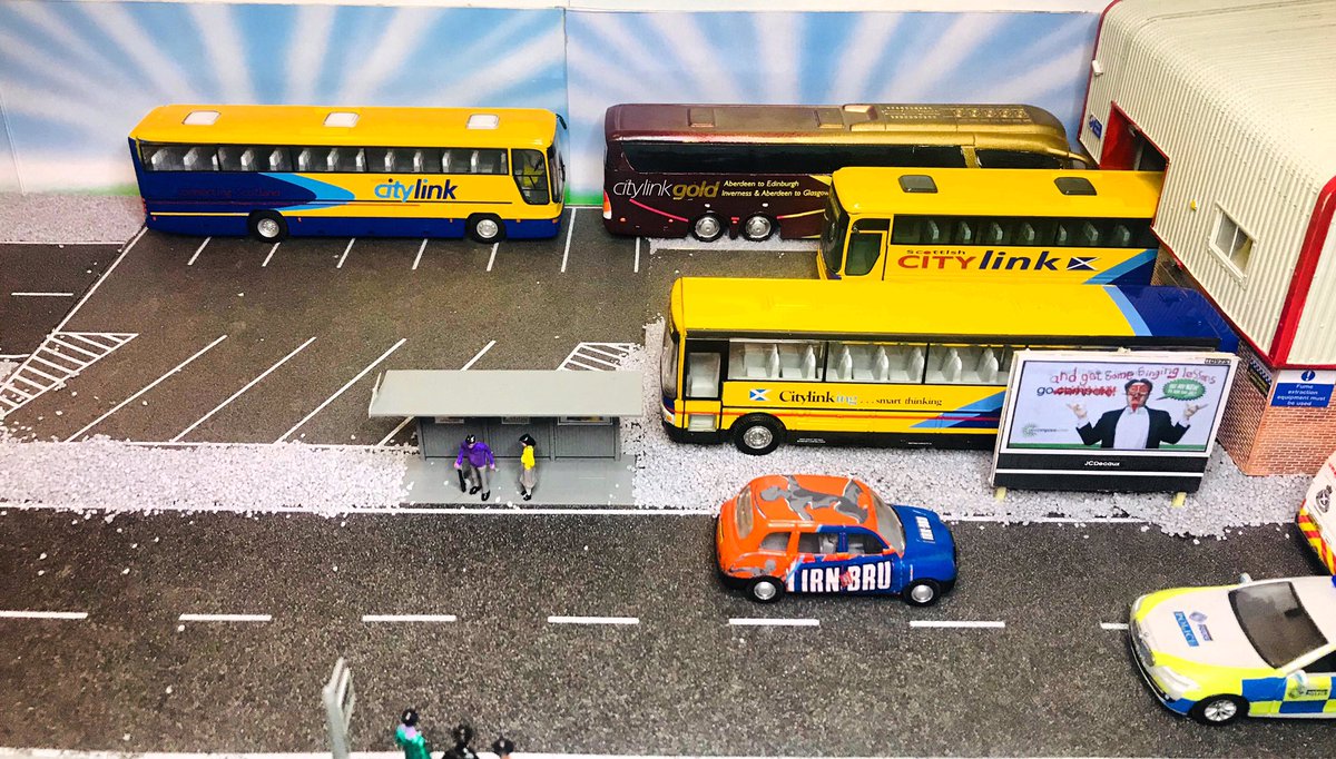 BusModelScot's tweet photo. Selection of @ScotCitylink models feat. different liveries. Including Code 3 #CitylinkGold and @megabusuk models. 

Also incl @irnbru taxi and code 3 @polscotrpu BMW model. 

The #CitylinkGold and #StrathPol models are my own work. https://t.co/Znyng1Ua2Z