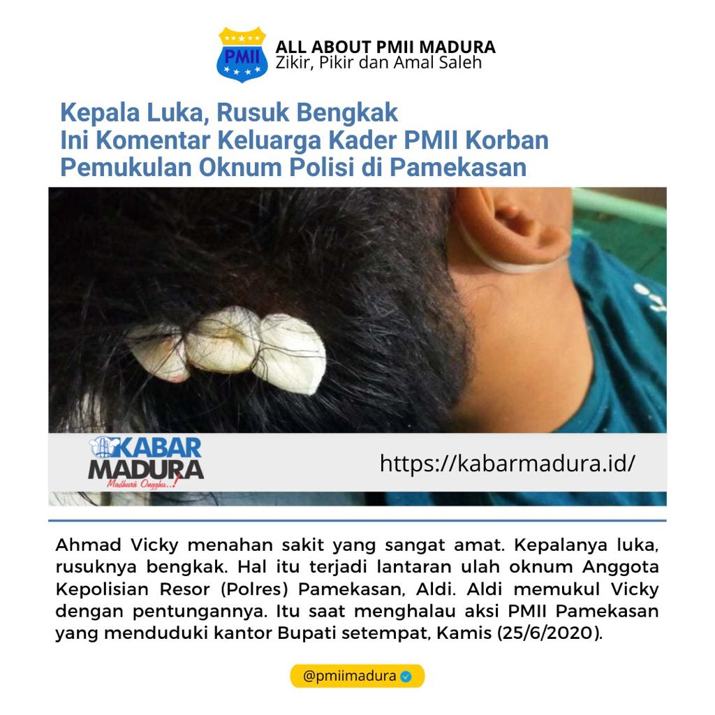 tdkbrgn's tweet photo. Terjadinya tindakan kekerasan terhadap sebuah proses penyampaian aspirasi menunjukkan kemunduran bagi negara yang menganut sistem demokrasi.
Dengan alasan apapun, pemukulan terhadap massa aksi tidak dapat dibenarkan. #PMIIBergerak #SavekaderPMII #saveaktivisindonesia https://t.co/gWeZMolpmG