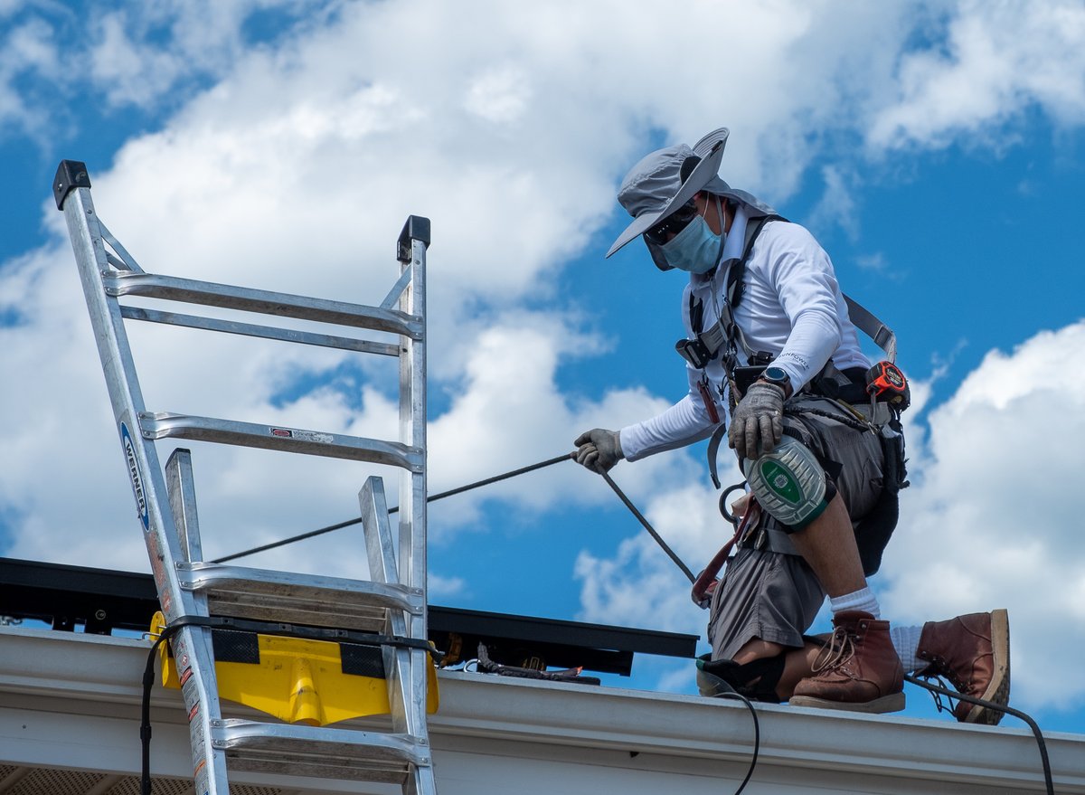 certasun's tweet photo. ☀️🏡 Some photos from this week of our team installing Certasun For All solar panel systems in Chicago! #ILSFA #solar4all https://t.co/lPhcERd5Iy