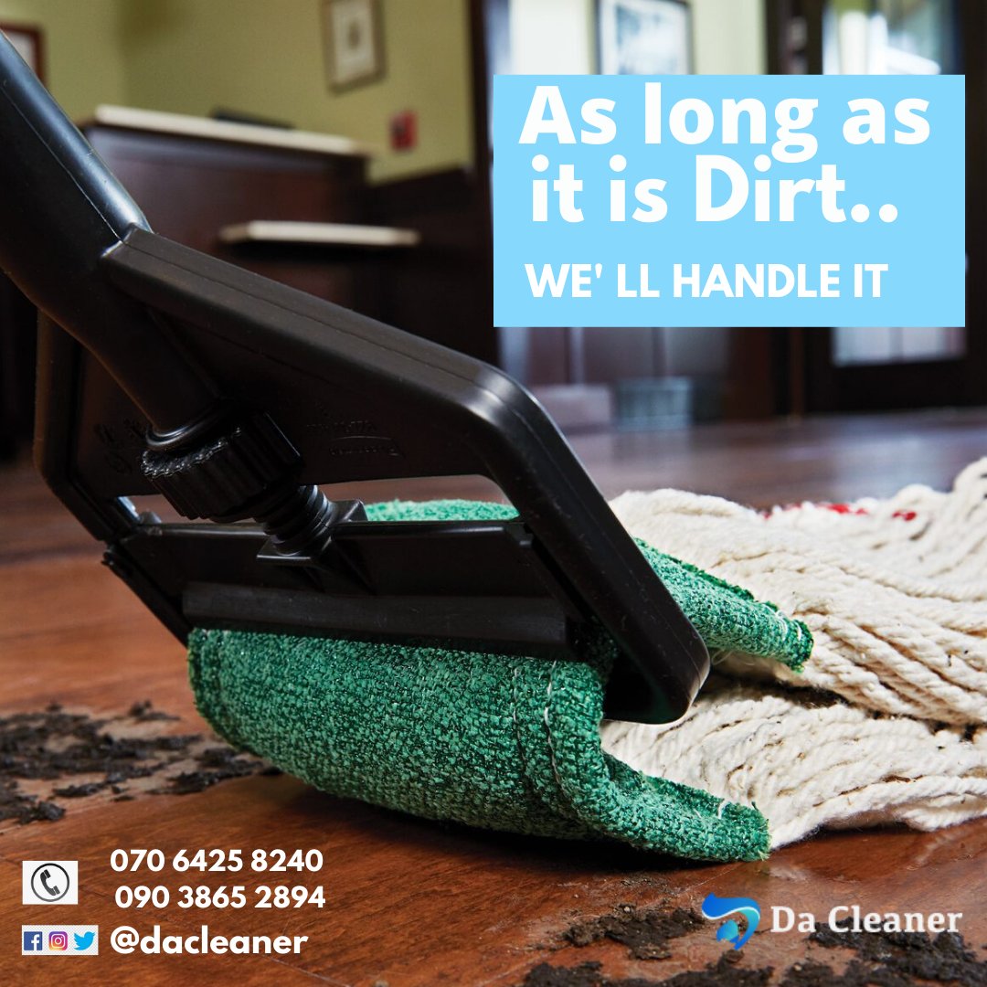Dacleaners's tweet photo. What are you waiting for? Get your phone and call us☎️: 07064258240 or 09038652894
#dacleaner #janitorialservice #fumigation #postconstructioncleaning #homecleaningservice #floorrestoration #deepcleaning #commercialcleaning #lagoscleaners https://t.co/HGnakMmqJz