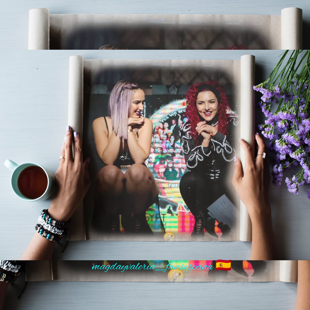 MFansespana's tweet photo. Nada como tomar el café de la mañana preparando una foto de nuestras bellas maestras Bachateras IG @magdaliuzza @valeriabartolini @magdayvaleria_official
FB Magda&amp;Valeria
YT Magda&amp;Valeria Bachata Dance 💃 💖 🔥
#magdayvaleriasinfronteras
Fan page España
@magdayvaleria_fansespana https://t.co/yUumLs1UDE