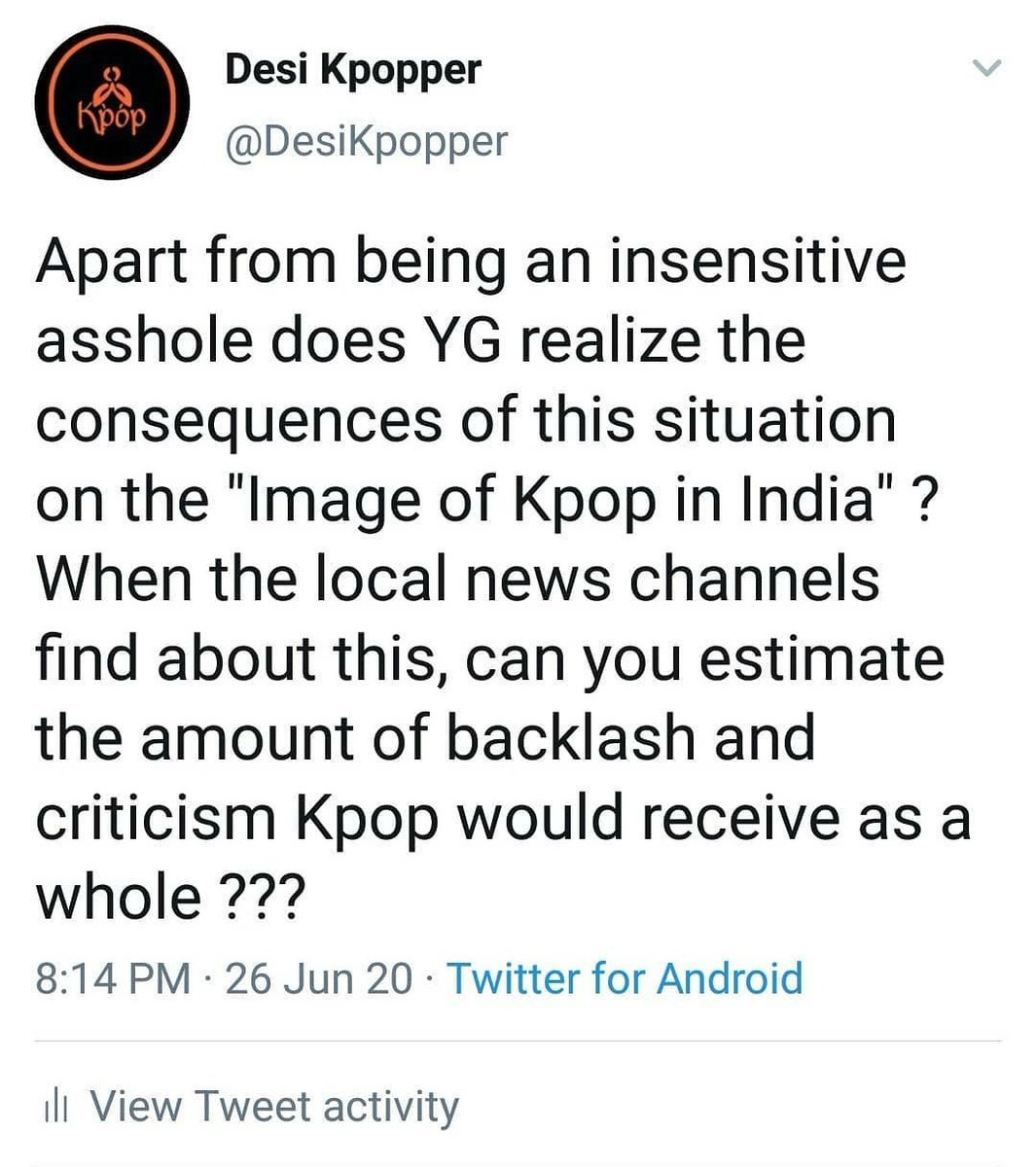 See how toxic people are towards our culture