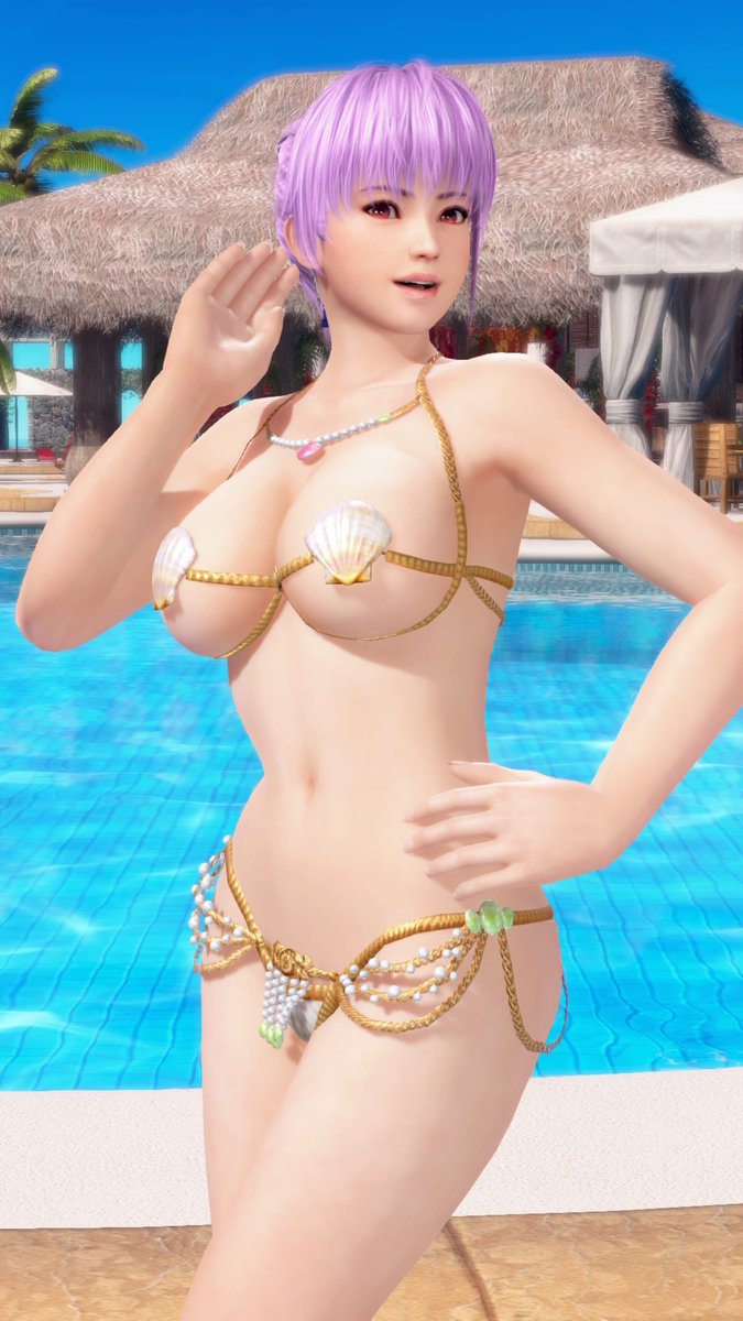 パワーアップ 人気の高い貝殻ビキニをあやねちゃんに着せる Doax3 あやね