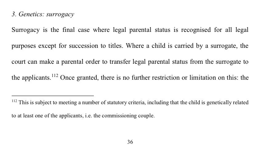 BaronessBruck's tweet image. For anyone wondering about Surrogacy &amp;amp; Current Regulations regarding Titles in the English Peerage... I'm just going to leave this here... 📜🔍😉 research.ed.ac.uk/portal/files/5…