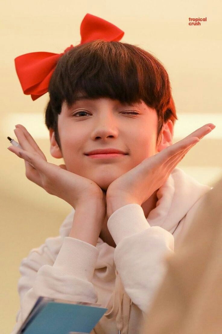 HUENINGKAI. THE MISCHIEVOUS MAKNAE. HIS CUTENESS WHICH MAKES HIS HYUNGS WHIPPED FOR HIM WILL SURELY CAPTIVATE YOU. HE HAS HIS OWN CHARMS THAT MAKES PEOPLE LOVE HIM MORE. HE DESERVES ALL THE LOVE IN THIS WORLD  @TXT_members