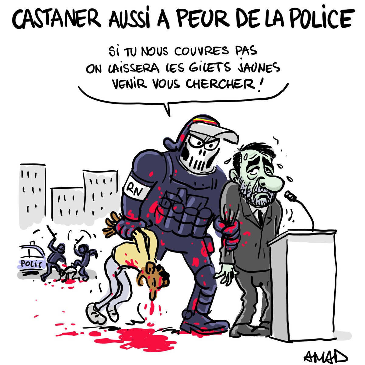 Fab68018217's tweet photo. @RTLFrance Pour les autorités :

Manifester armé devant l'Élysée, l'AN, @radiofrance, le Bataclan, pour le droit d’étrangler #jetouffe, d'être raciste au boulot #RacismeDansLaPolice et de censurer les preuves, les informations #Libertedelapresse.

#Violencespolicieres

Bien ✔ https://t.co/Hr7hgsGVkF