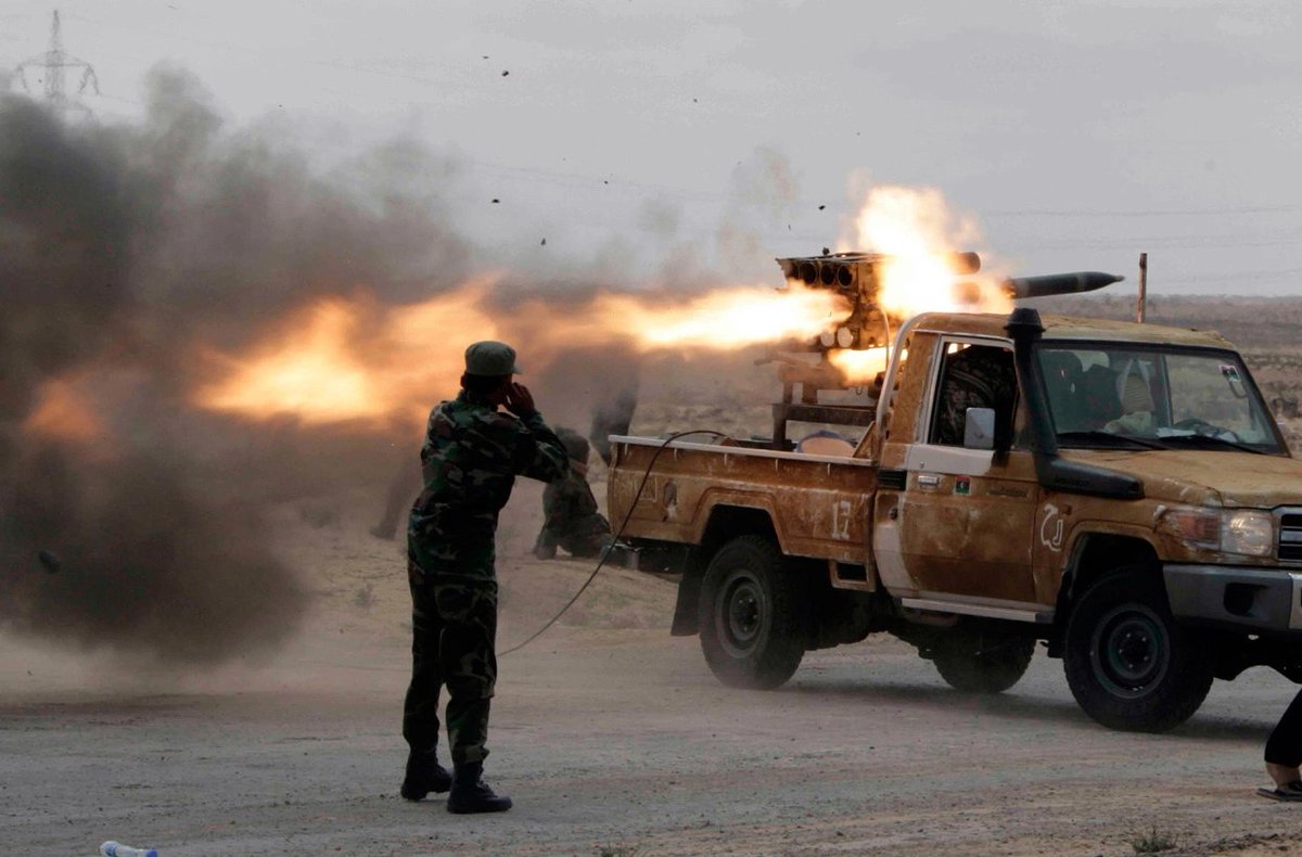 In the battle of Fada, 784 Libyans were killed, 100 tanks destroyed, while only 50 FANT soldiers died. The unexpected defeat prompted Gaddafi to launch airstrikes on Chad, which Franced retliated to with strikes of their own on Libyan radars, blinding Libya& #39;s air force in Chad.
