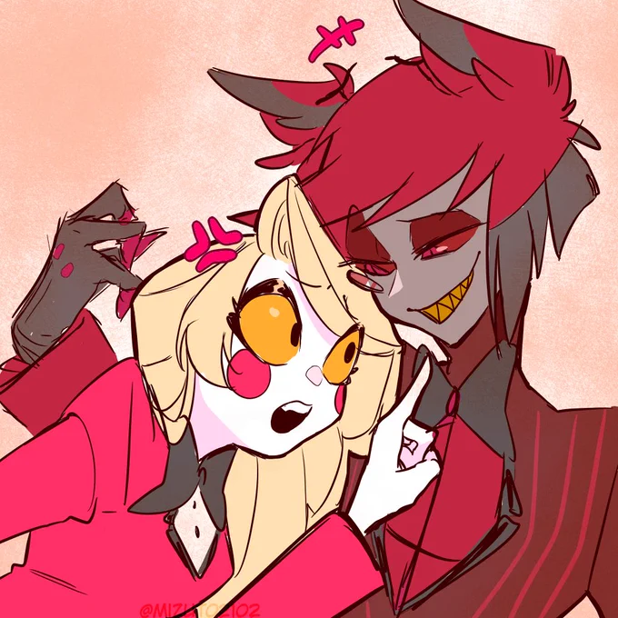 #hazbihotel 
※落書き アラチャ
Cha「ダメって言ったでしょ〜💢」
Al「HAHA…」 
