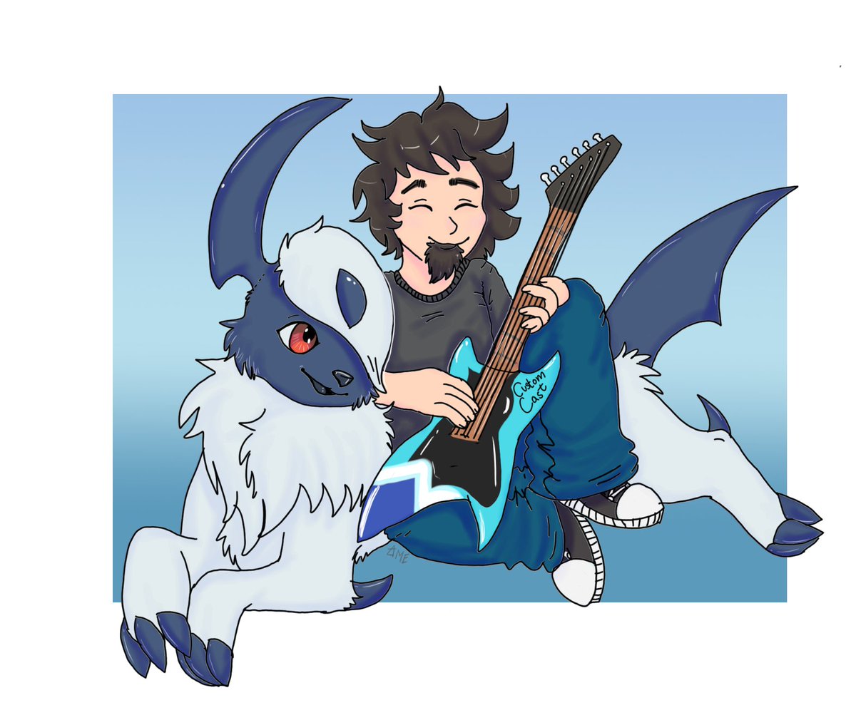 📝let's welcome to the stage, singer and song writer Eric Bowman! if you want the heaviest music around than choose a dark type.

🌙 18+ content is kept to the DM.

🌙 setting is a real world / Pokemon AU unless otherwise noted in plotting.

🌙 very fluffy boy.
🔄+❤ appreciated