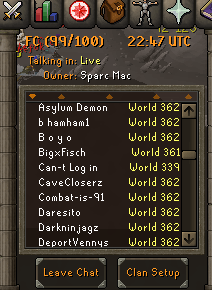 RealCommunityPK's tweet photo. DK's minion clan keeps deteriorating even more. 
Dropping as low as to join an open cc Streamer's team just to avoid in there, too.
it was so boring that we decided to do inners. -_-
@MoiWorIdOSRS do something  

https://t.co/mVXSyAVVnU
#KingsofGMT #Pray4karatewife #Moidown https://t.co/1d9D2PHDr8