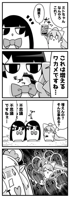 【4コマ92】ミトちゃんの言う通り#ミトとカエデ 