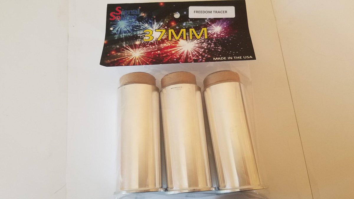 gum_gully's tweet photo. New Product: Signal Source 37 MM Freedom Tracer Live Rounds. You know you want one. π€£π https://t.co/a1NDEoho8Q
#FreedomTracer #37mmLauncher #SignalSource https://t.co/c5UYvismzl