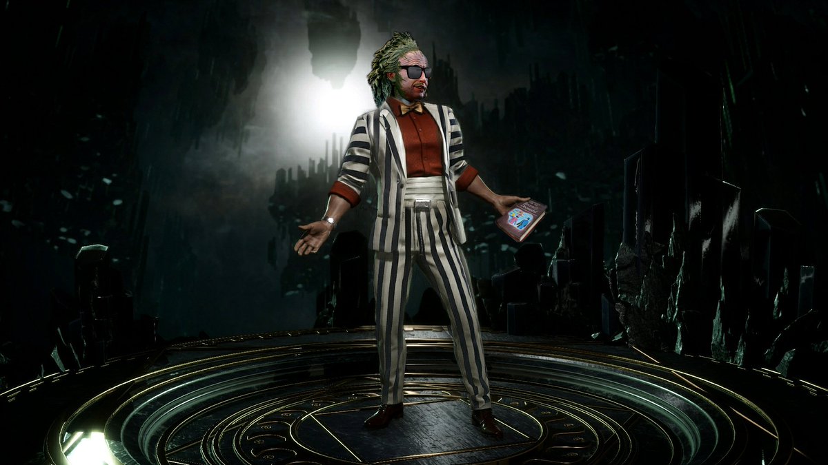 ZacsNotDead's tweet photo. Did you know BEETLEJUICE is a property of WB.... Just saying
#Beetlejuice #MortalKombat #recentlydeceased #johnnyedit https://t.co/C80EzXTaPQ