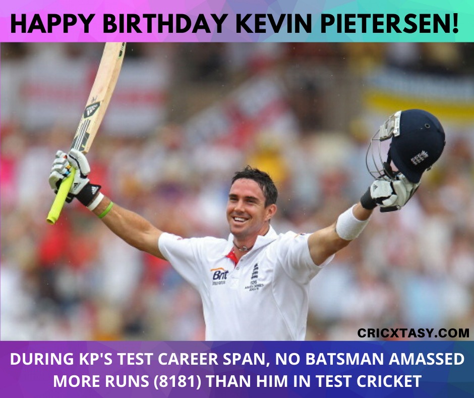 Happy Birthday to the dynamic England batsman, Kevin Pietersen!    