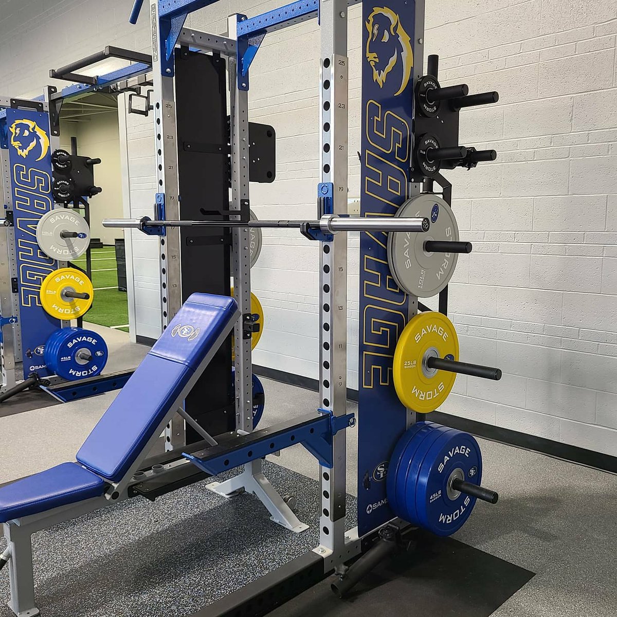 SavageStormSpo1's tweet image. New weight room pics!  #stormstrong #samsonstrong