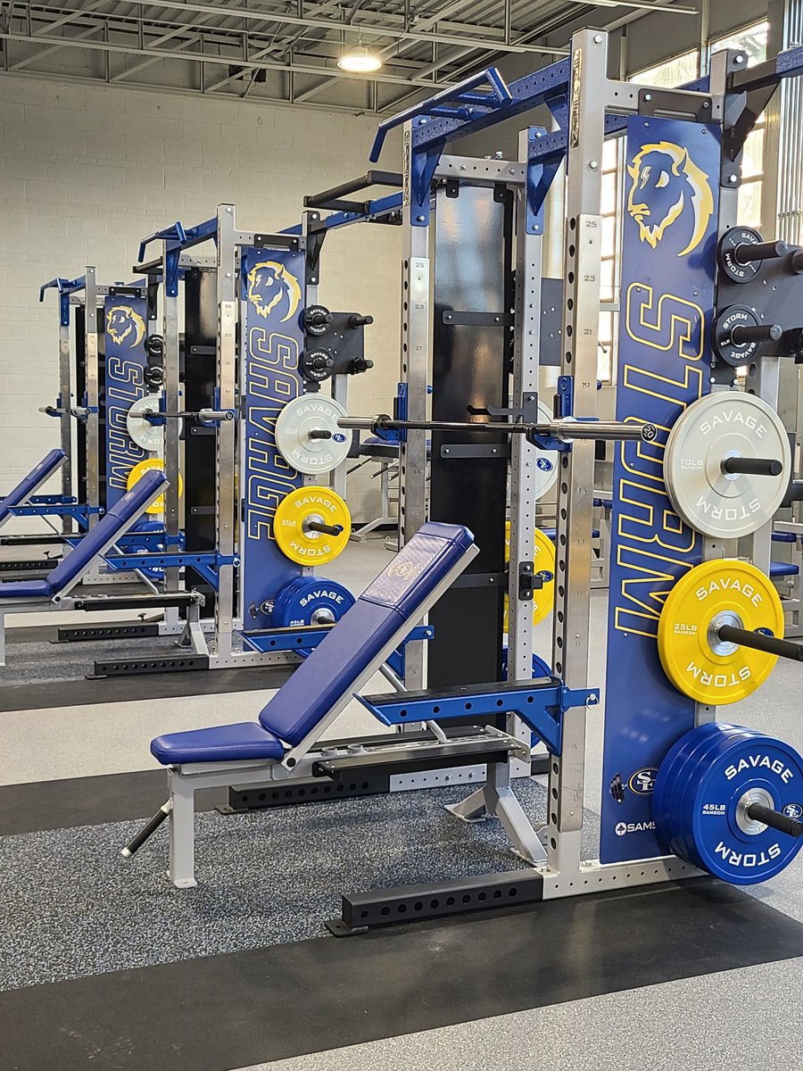 SavageStormSpo1's tweet image. New weight room pics!  #stormstrong #samsonstrong