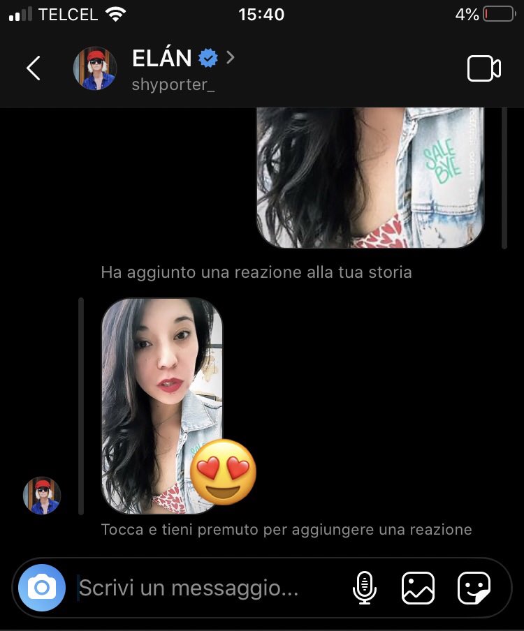 GrettaPan's tweet photo. Puedo morir en paz @ShyPorter_ reaccionó a mi storie 😍😍😍 #ViernesGanador https://t.co/8xbCBStOv0