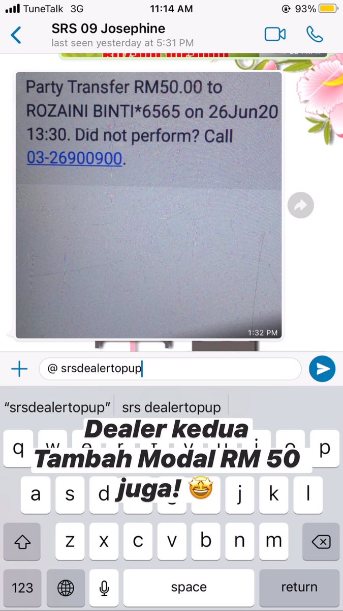 srsdealertopup's tweet photo. Semalam je, 26 June sampai dua org dealer tambah modal RM 50!

Alhamdulilah. Semoga dealer saya semua terus semangat utk tambah modal 💙

#DealerTopUp #AgentTopUp #AgenTopUp #JualTopUp https://t.co/pnXNFm20Di