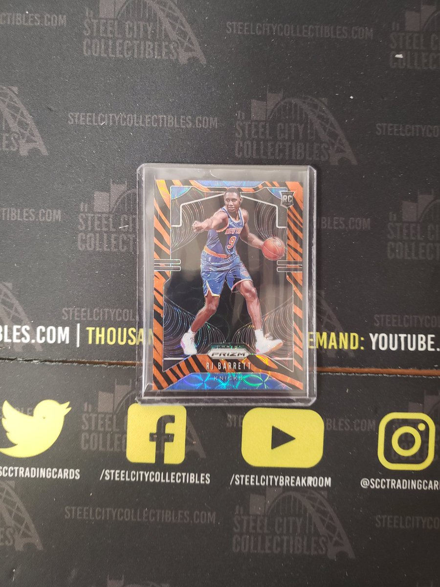 SCCTradingCards's tweet image. Huge hit of @RjBarrett6 in our #SteelCityBreakRoom from @PaniniAmerica #PrizmChoice #whodoyoucollect
