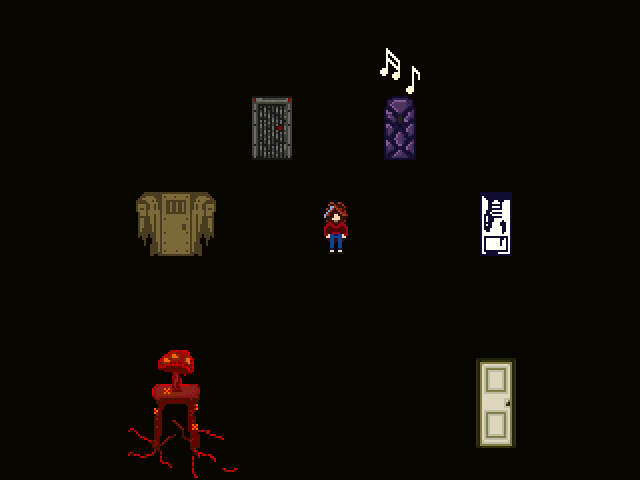 chrisewick's tweet photo. Spent a month doing nothin but pixel art, music, &amp; sound, and I'm pretty happy to present a demo of Unduhagge to the world.

For now, it's a slightly more occult Yume Nikki fangame. But I have plans for the future

https://t.co/E0DtwhICXu

#indiedev #gamedev #pixelart #yumenikki https://t.co/T5NmjQ8cDa
