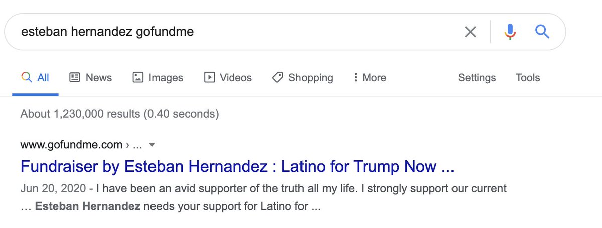 From what I can tell, you - lied about being forced into homelessness for supporting Trump - Trump supporters generously supported your GoFundMe - You raised $2,175 on false pretenses, which is a felony Congrats, I guess?