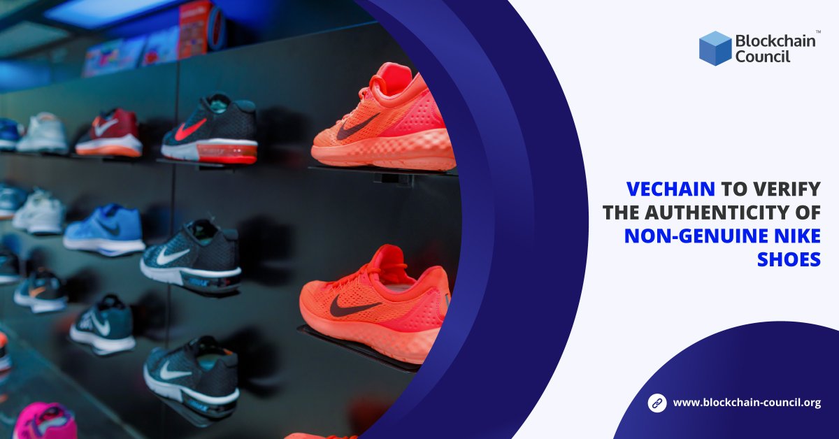 ECarler's tweet image. VECHAIN TO VERIFY THE AUTHENTICITY OF NON-GENUINE NIKE SHOES
Read More:
#VeChain #BlockchainCertifications #BlockchainUpdates
#BlockchainCouncil