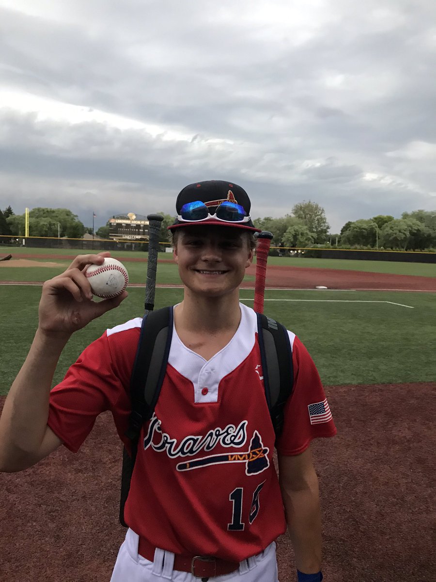 MP_Braves's tweet photo. 1st Grand Slam in MP Braves history!
💣 360’ plus! @BrendenJames20
Played stellar at SS! @Conant_Baseball Class of 2023
#FutureisBright #ThatwasFun
More highlights coming on our 15U’s first W!!! No video, as I was coaching 3B tonight! https://t.co/RLejS3KL2z