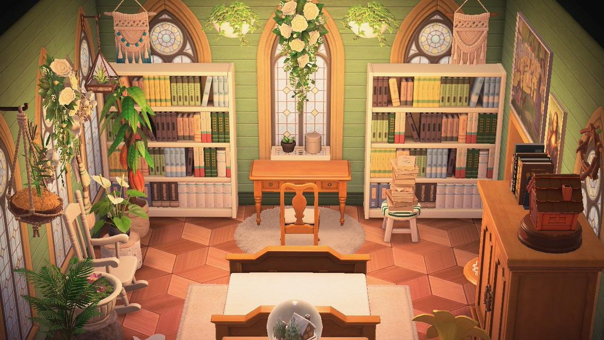 199. Une chambre végétale (Source :  https://www.reddit.com/r/AnimalCrossing/comments/hg0646/my_bedroom_is_complete/)