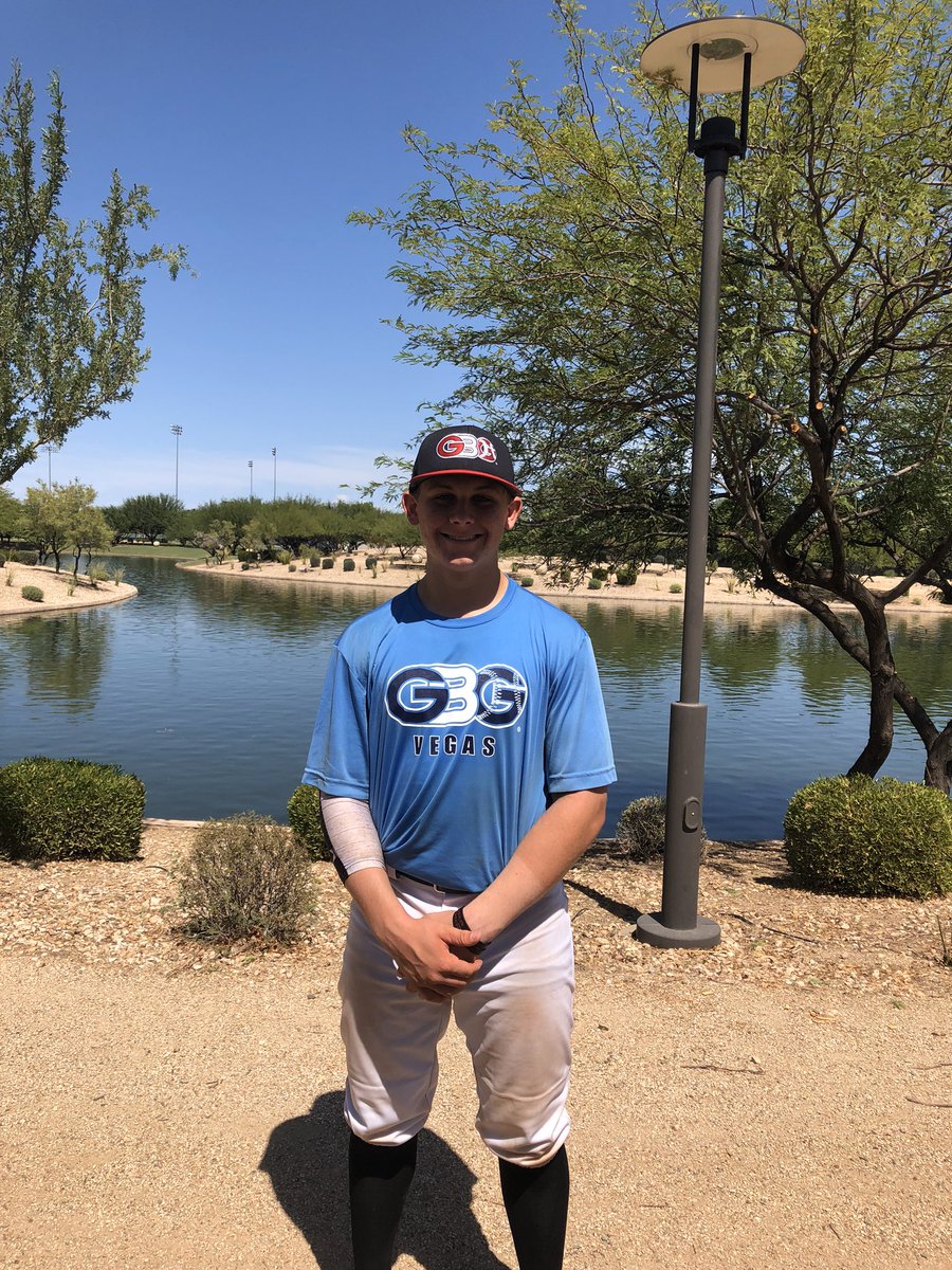 surfer6girl's tweet photo. Been waiting since mid March to watch this kid back on the field playing the game he loves. Next week can’t get here fast enough. 1st thing on the calendar getting his HS diploma and then next on the calendar AZ with GBG Vegas! #OneLastRide #RDBaseball #GBGVegas ❤️🖤 https://t.co/5HQMoWd8B7