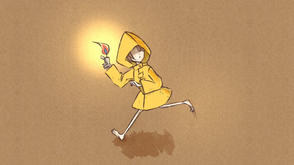 津久井 紫乙 Auf Twitter 素敵な黄色いレインコート シックスを息抜きに描きました ゞ イラスト Littlenightmares