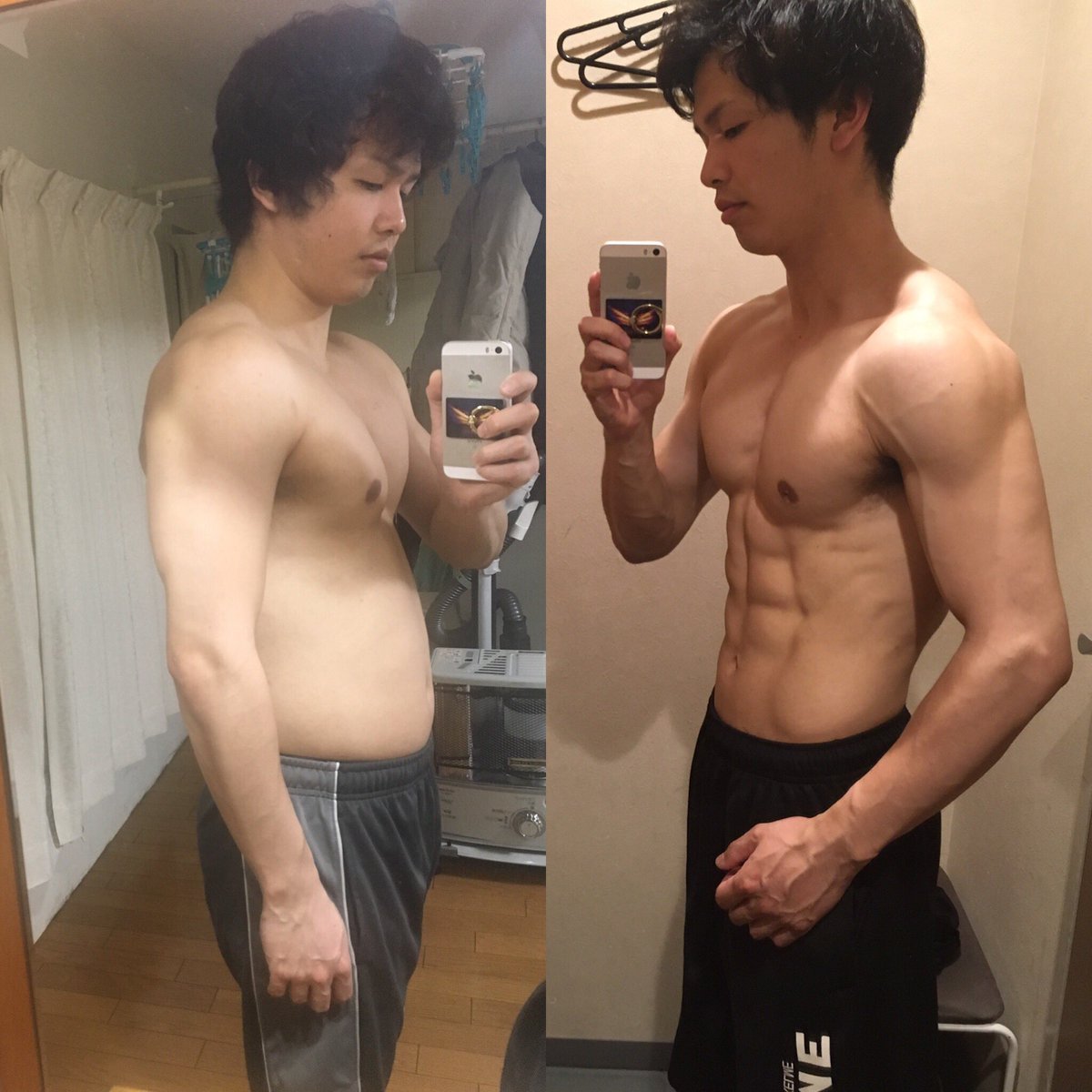 ねこきゃっと 去年の減量ビフォーアフター 正しいトレーニングと食事を継続すれば結果はついてきます 私は身長 162cmしかありませんが ただのチビからマッチョなチビに昇格できたので毎日が楽しいです 筋トレ 筋トレ男子 筋トレ垢さんと繋がりたい ねこきゃっと 去年の減量ビフォーアフター 正しいトレーニングと食事を継続すれば結果はついてきます 私は身長 162cmしかありませんが ただのチビからマッチョなチビに昇格できたので毎日が楽しいです 筋トレ 筋トレ男子 筋トレ垢さんと繋がりたい