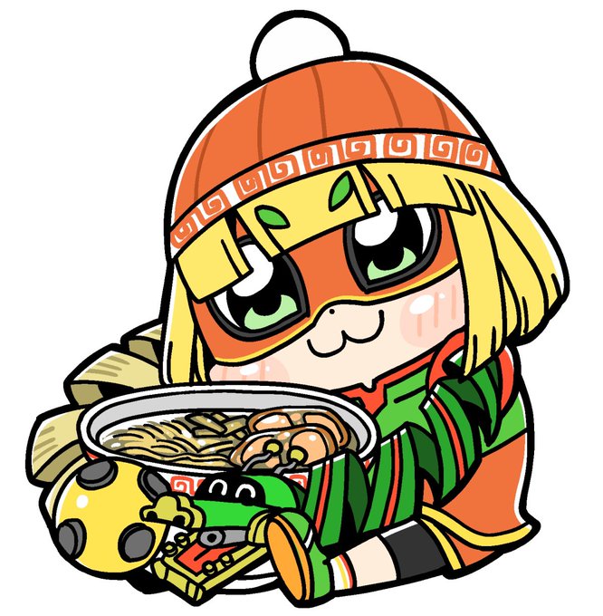 「女の子 麺」のTwitter画像/イラスト(人気順)