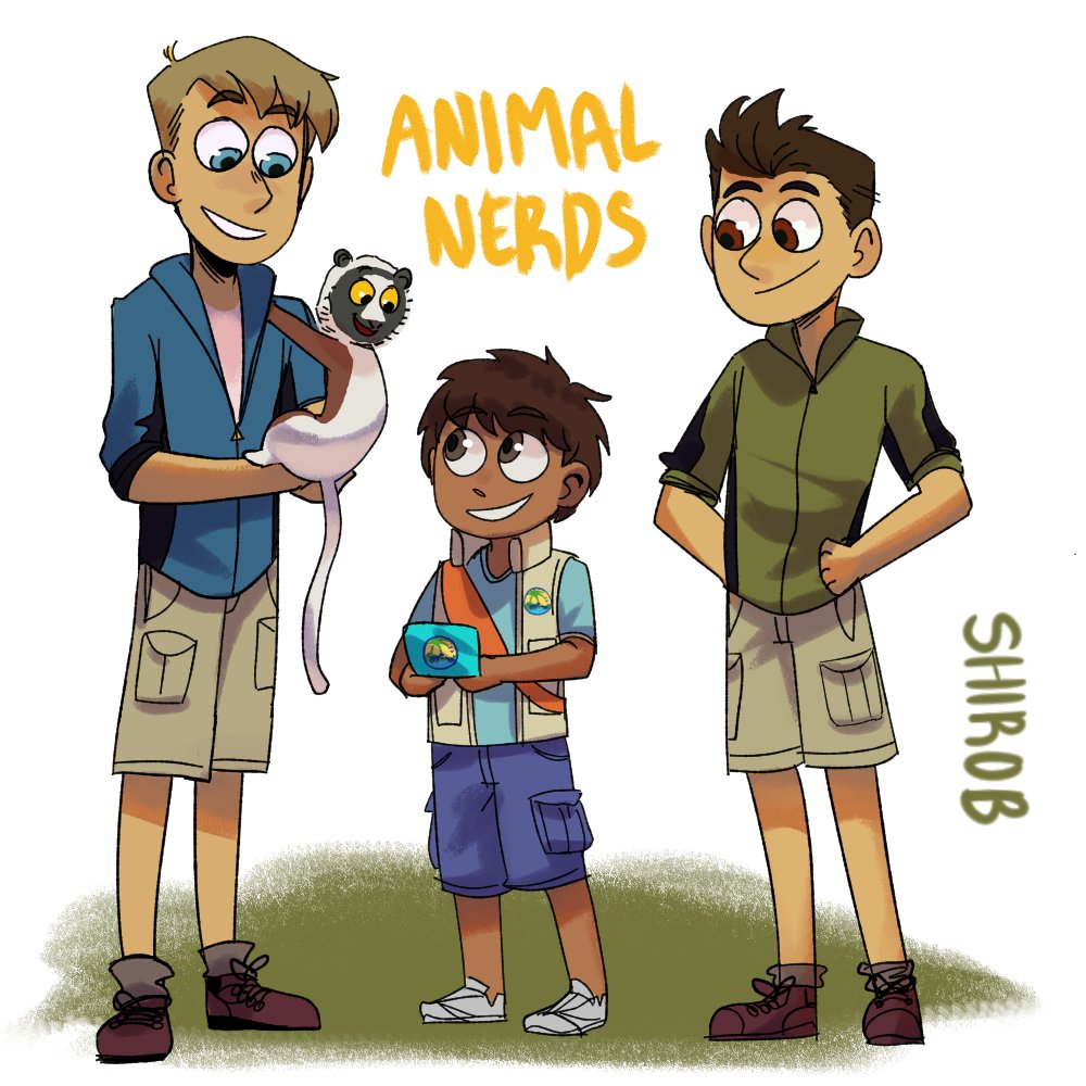shiroblanche666's tweet photo. ANIMAL NERDS SQUAD https://t.co/kcusobTvmN