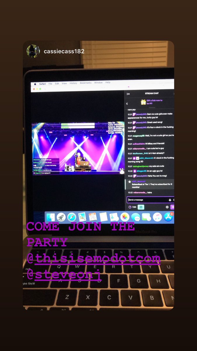 STEVEONJ's tweet photo. Virtual Emo Night: From Under Your Computer Screen!
Live from Club QuarantEMO RIGHT NOW!!
Club: https://t.co/ERJAHAwSgS
TELL (TAG) ALL YOUR FRIENDS!
#thisisemo #VirtualEmoNight #EmoNight #QuarantEMO https://t.co/RvxsRdwO0v