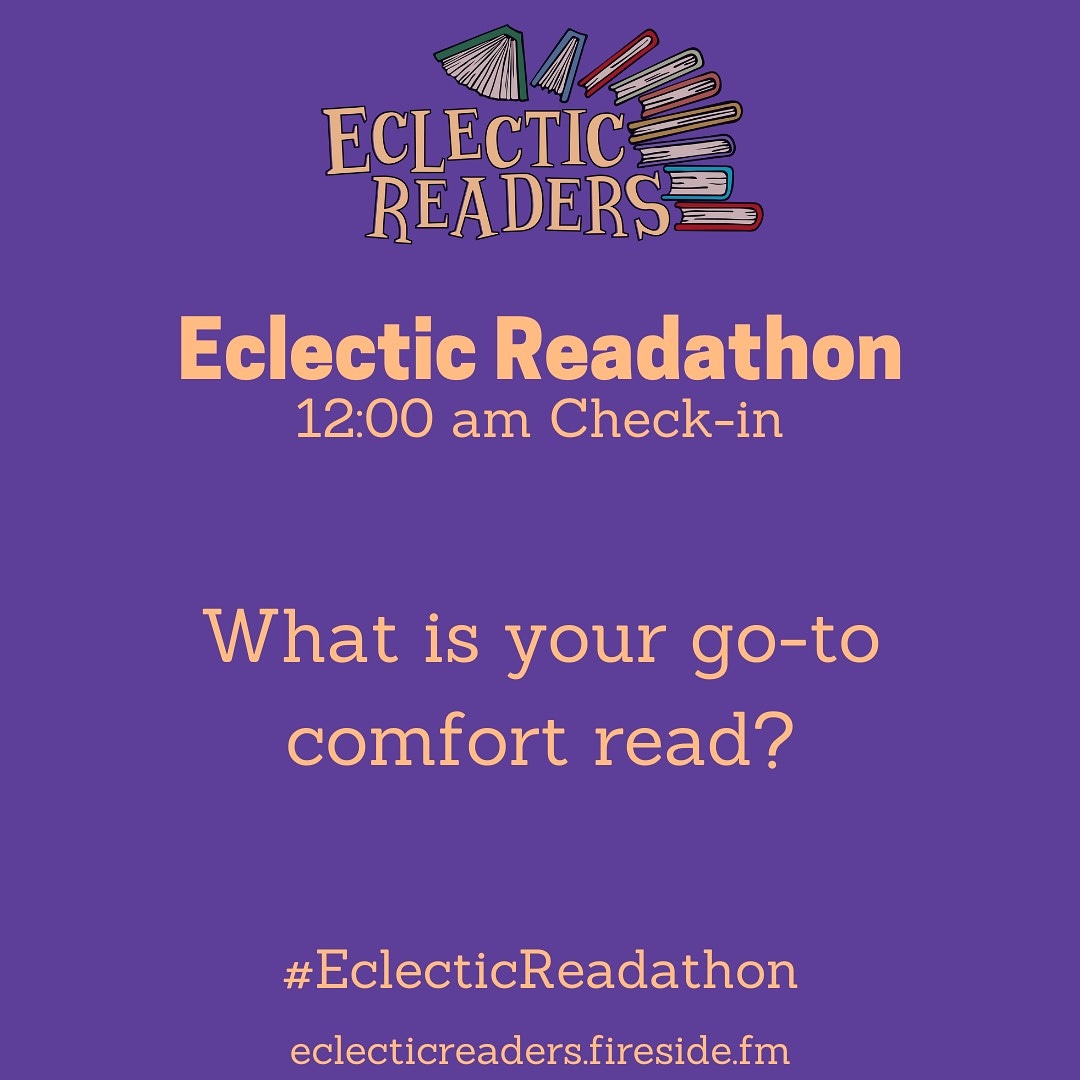 EclecticReadPod's tweet photo. Time for our midnight check-in! Whose still awake? Let us know what your go-to comfort read is! #Eclecticreadathon https://t.co/1Qmil5Gojv