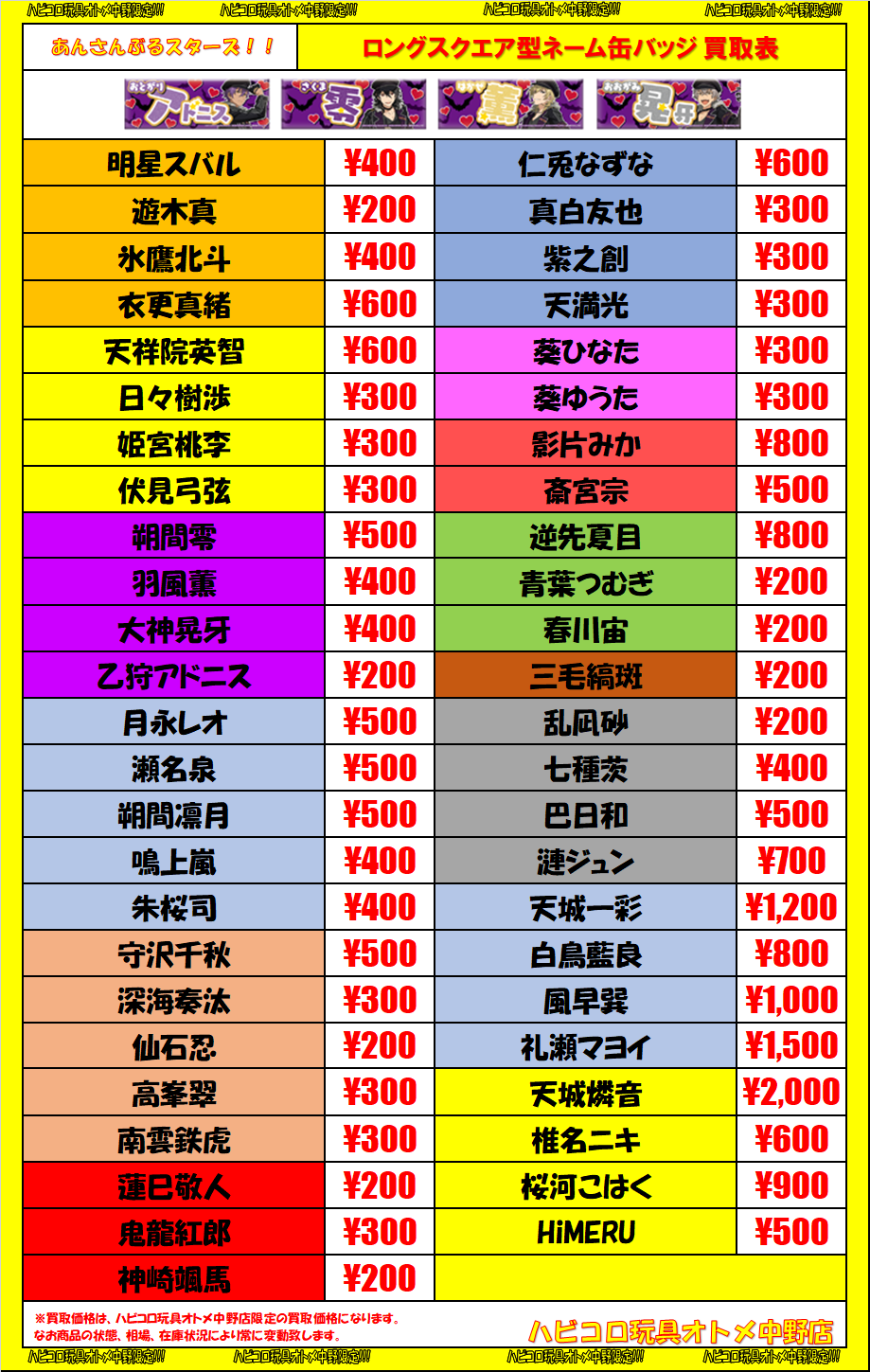 ハビコロ玩具 中野 on X: