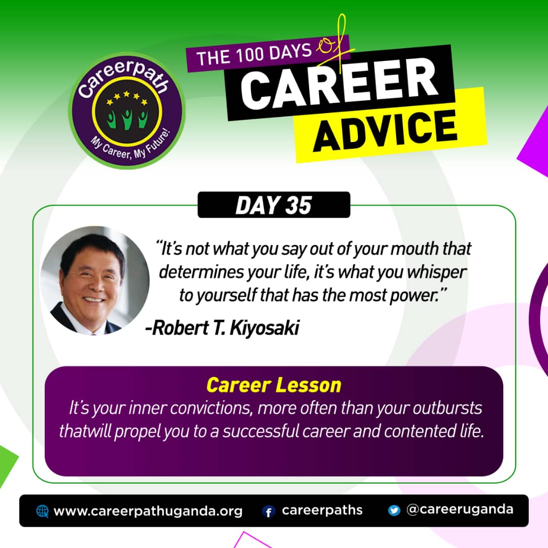 CareerUganda's tweet photo. DAY 35.
#100CAREERTIPS. https://t.co/9t3x3GUNsh