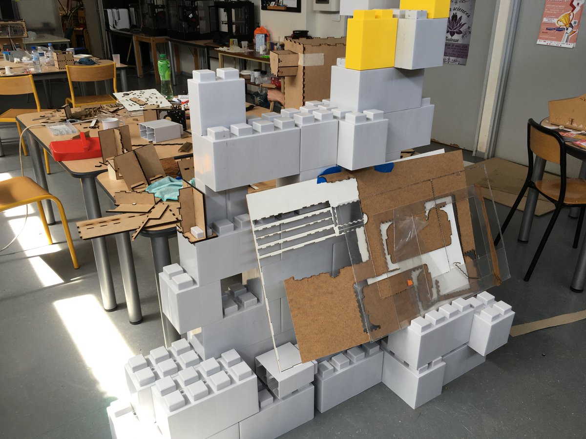 ImmunEscape's tweet photo. Almost everything ready for #ImmunEscape: huge activity at the #CampusFab @UT3PaulSabatier ! https://t.co/aA3mjPgr4y