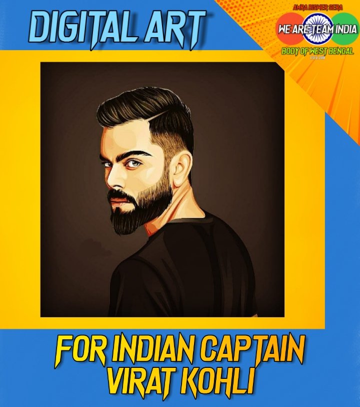 _WeAreTeamIndia's tweet photo. LOVING IT! 😍🇮🇳
Digital work for Indian Captain, Run Machine, King @virat.kohli .....
:
:
◾ Follow us on Instagram👉 @weareteamindiaofficial
:
:
#ViratKohli #viratkohlifanpage #bcci #indiancricket #digitalart #digitaldrawing #DigitalArtist #digitalartwork https://t.co/pFSTzmjqw1