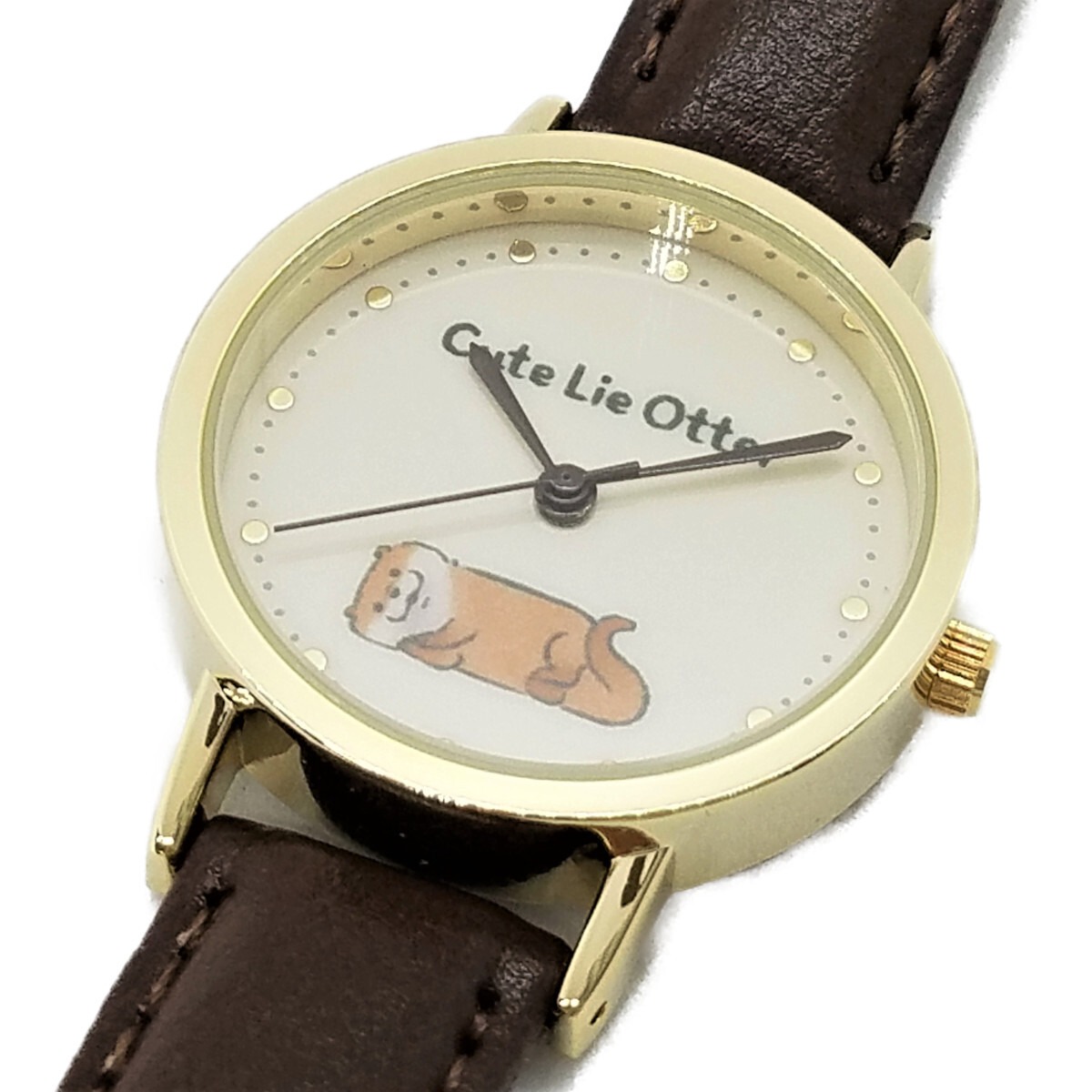 可愛い嘘のカワウソ アクリル壁掛け時計 ぬんちゃん カモちゃん 公式