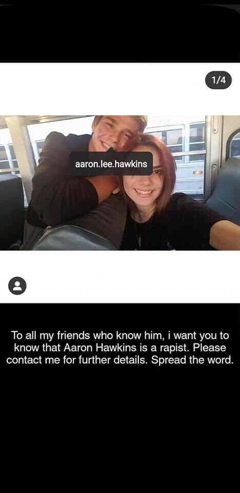 torimarie_'s tweet photo. Aaron lee Hawkins is an incoming UT austin student who has been accused of raping someone. As an incoming freshman i am DISGUSTED and pray that Brooke gets justice and can heal https://t.co/f8MEh7HCRj