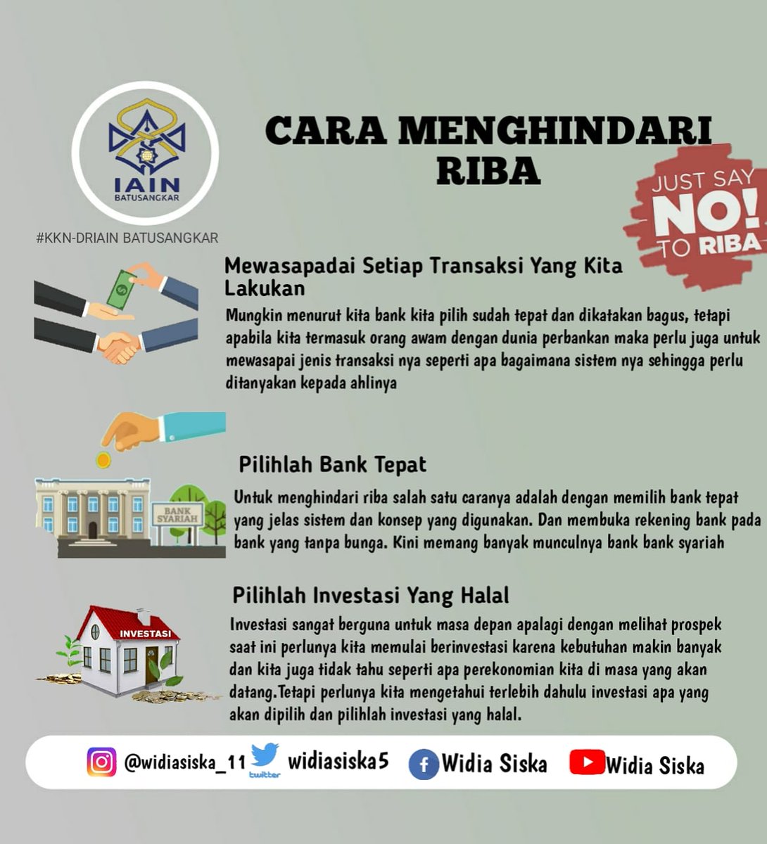 WidiaSiska5's tweet photo. Assalamualaikum wr.wb , saya Widia Siska, jurusan Ekonomi Syariah, dalam rangka mensukseskan KKN-DR IAIN BATUSANGKAR, mengajak teman-teman untuk like, comment dan share postingan pada poster keenam saya sebanyak-banyaknya. https://t.co/8XyLBVFUwQ