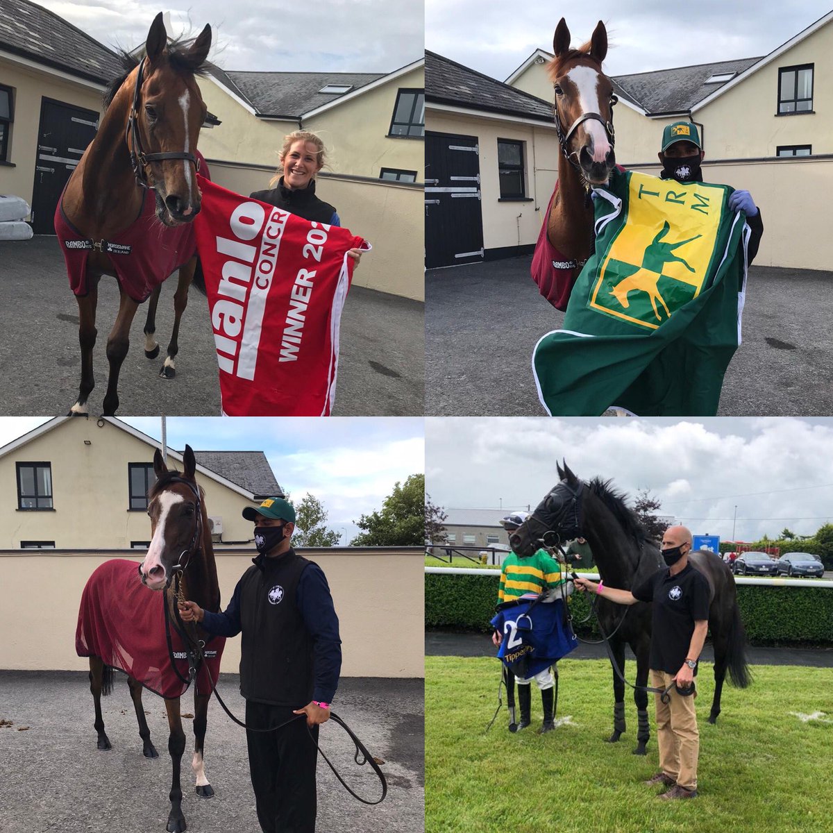 Great start to the opening day of @DDFRacing Derby Weekend yesterday, winners in @tipperaryraces & @curraghrace, thank you to all the race sponsors! #WellDoneTeam