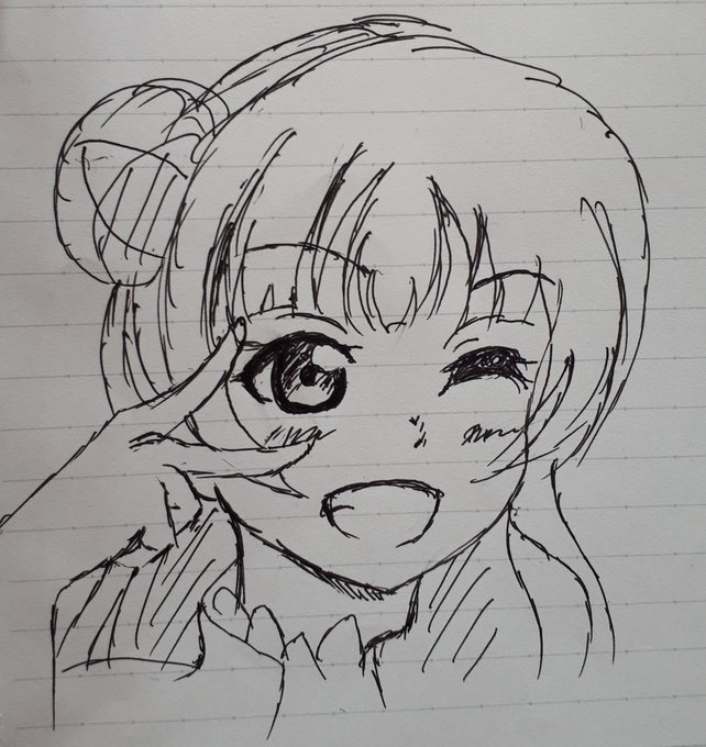 今日も学校で描いてきた!
5分ヨハネ〜? 
