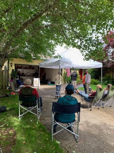 Live music delivery! “Big Music in Small Groups”...order your special delivery at olyso.org 🚗💨