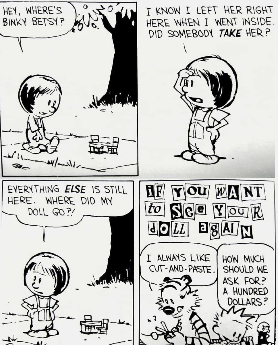 Calvin and Hobbes Fan Account tweet media