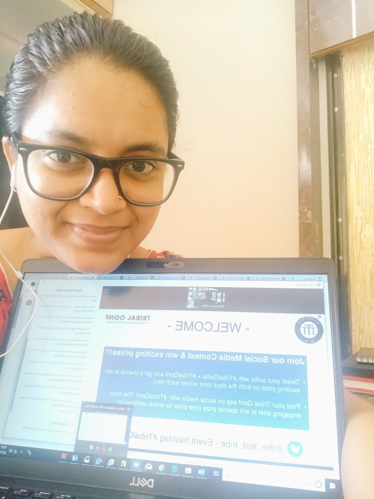JinCVarg's tweet photo. Joining the #TestTribe live from India! Excited for my first ever webinar for testers. Here's my #TribalSelfie from the #TribalQonf
@the_test_tribe https://t.co/KsS1Nrw1b1