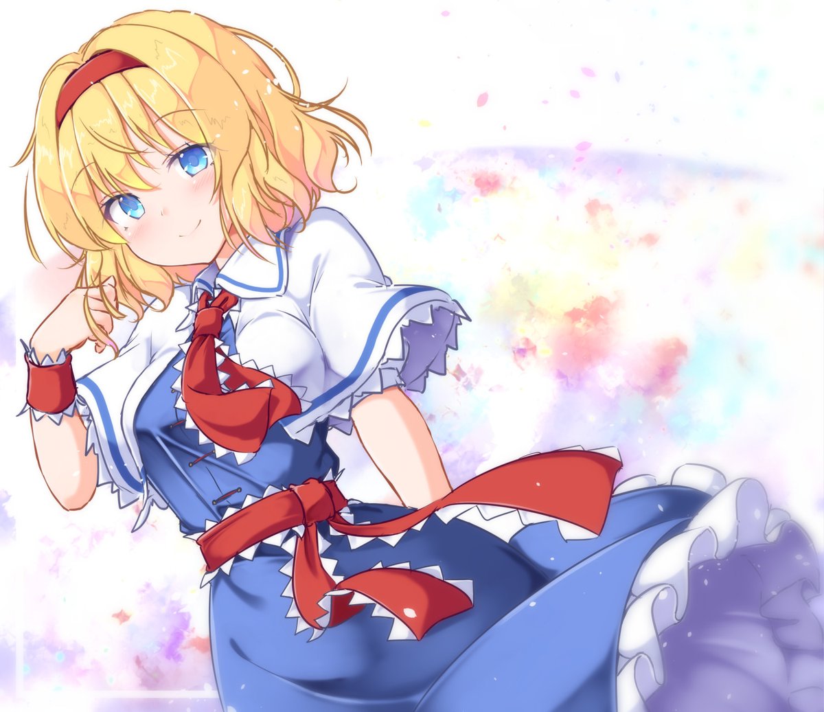 アリス 東方のかわいい担当 アリス マーガレットさんです 赤束子 東方紅楼夢i08 Aのイラスト